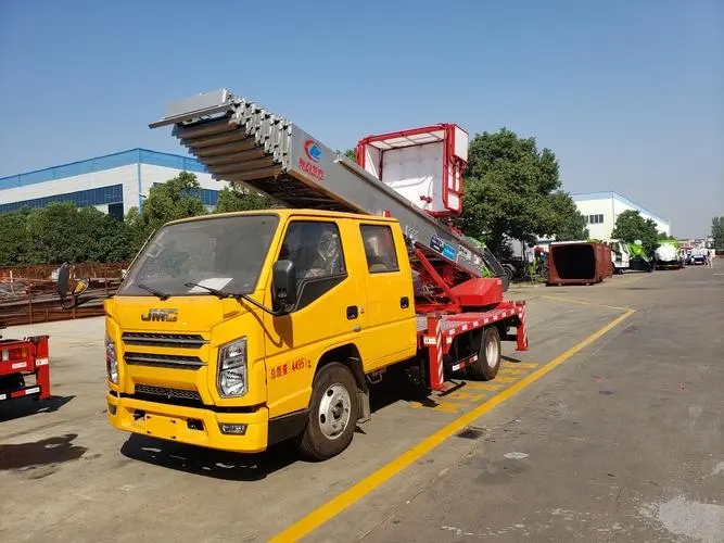 随县附近云梯车出租 砂石搬运